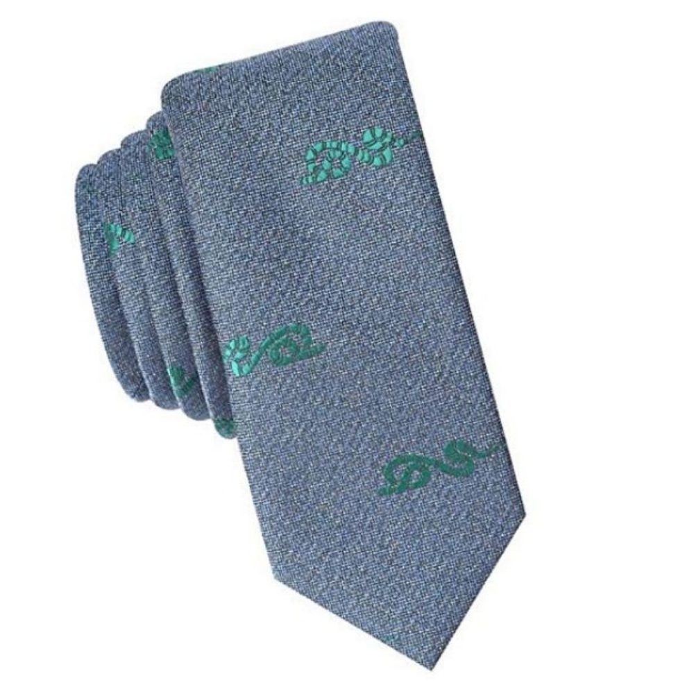 1670 Coiled Snake Tie Necktie